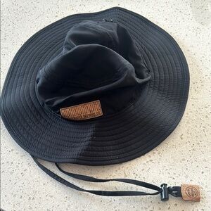 Black Wide Brim Hat